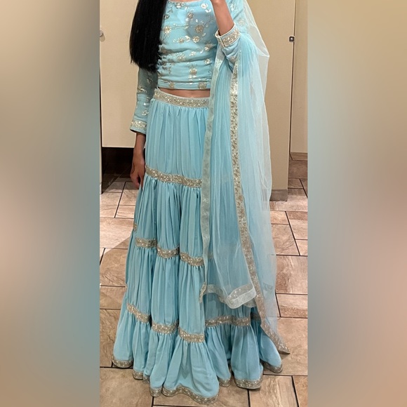 Indian Lengha Set - 3 piece set - Picture 1 of 2